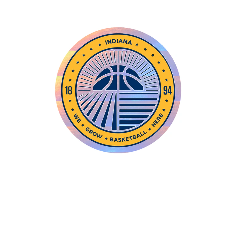 Indiana Pacers - Image 7 - Holographic Vinyl Sticker - Custom Size
