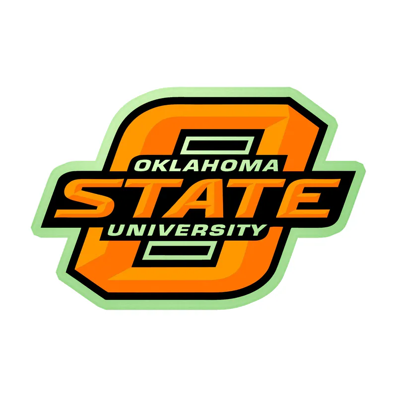 Oklahoma State University Cowboys - Image 4 - Glow in the Dark Vinyl Decal - Custom Size