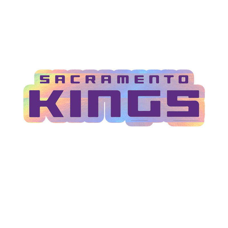 Sacramento Kings - Image 10 - Holographic Vinyl Sticker - Custom Size