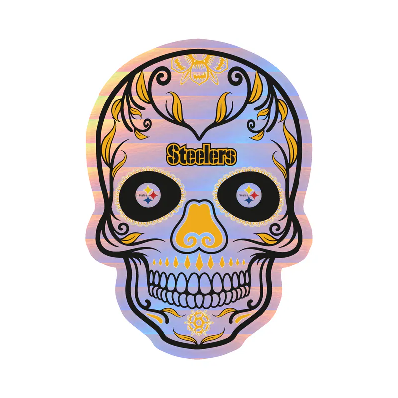 Pittsburgh Steelers - Image 10 - Holographic Vinyl Sticker - Custom Size