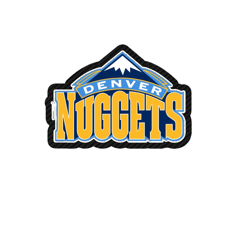 Denver Nuggets - Image 5 - Carbon Fiber Vinyl Sticker - Custom Size