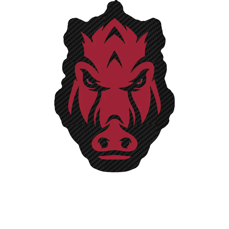 Arkansas Razorbacks - Image 9 - Carbon Fiber Vinyl Decal - Custom Size
