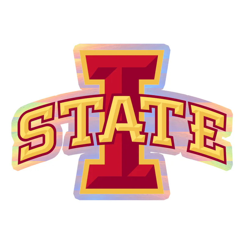 Iowa State Cyclones - Image 2 - Holographic Vinyl Decal - Custom Size