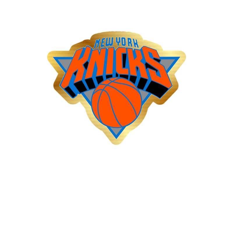 New York Knicks - Image 5 - Gold Chrome Vinyl Sticker - Custom Size