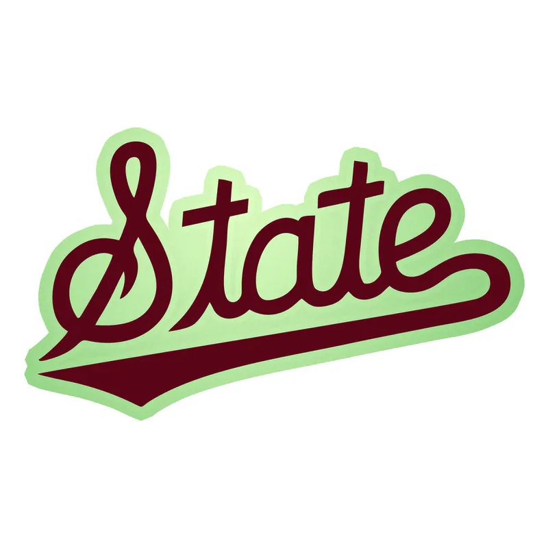 Mississippi State Bulldogs - Image 4 - Glow in the Dark Vinyl Decal - Custom Size