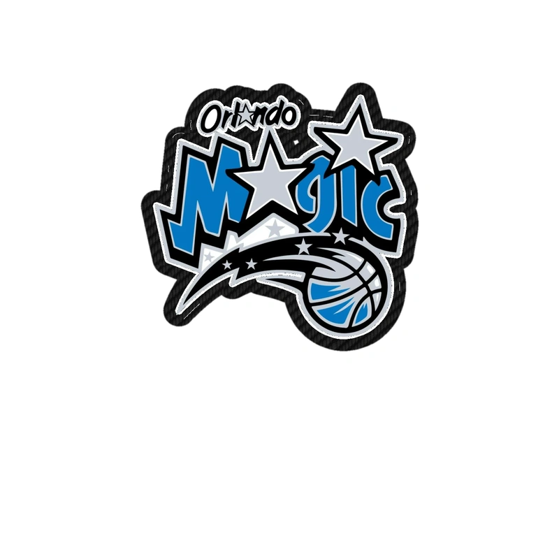 Orlando Magic - Image 1 - Carbon Fiber Vinyl Sticker - Custom Size