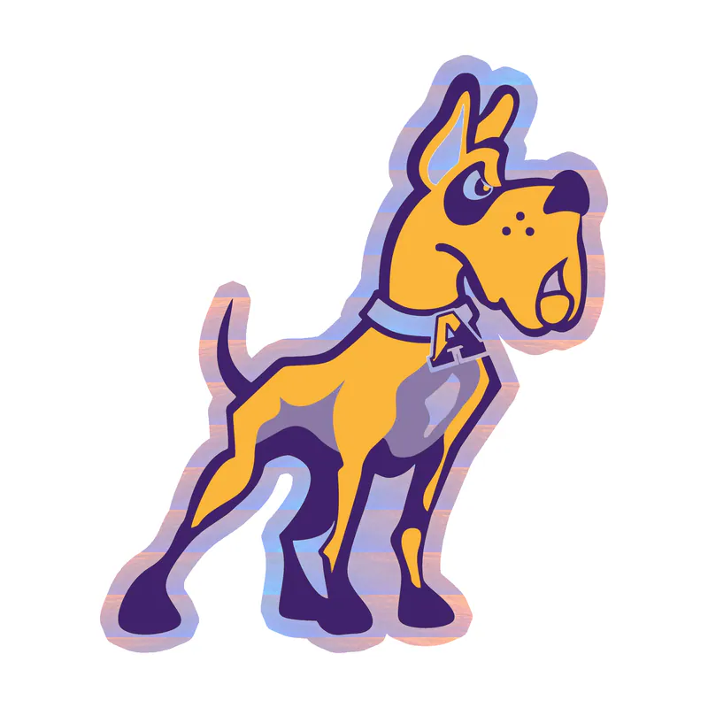 Albany Great Danes - Image 2 - Holographic Vinyl Decal - Custom Size