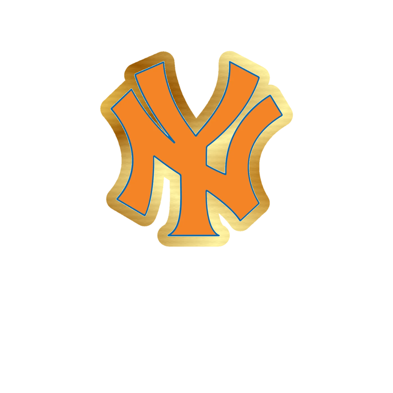 New York Knicks - Image 3 - Gold Chrome Vinyl Sticker - Custom Size