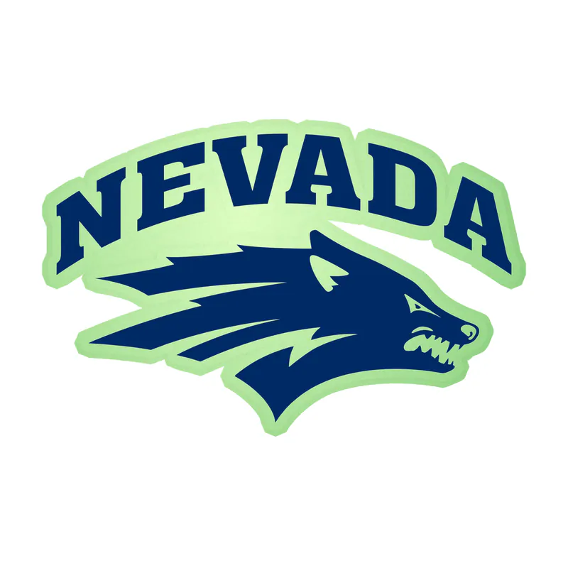 University of Nevada Reno - Image 3 - Glow in the Dark Vinyl Sticker - Custom Size