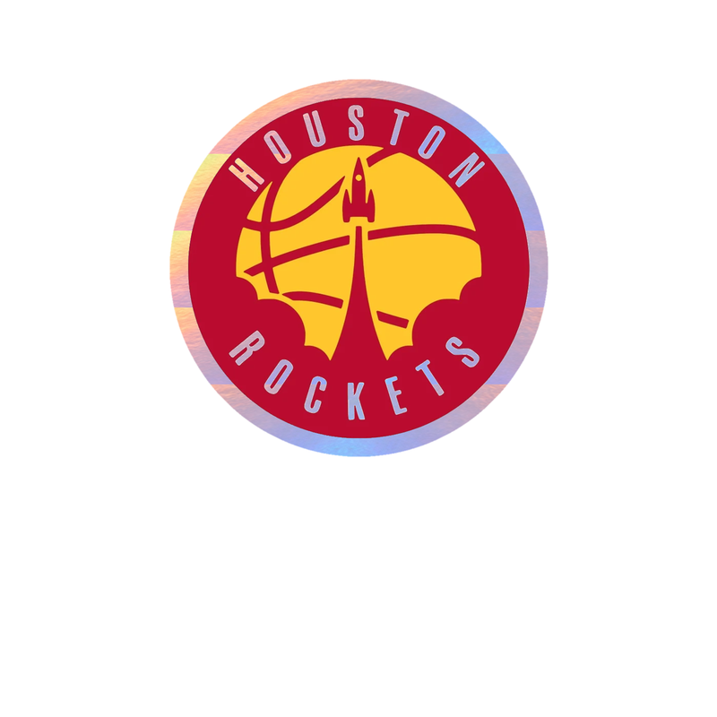Houston Rockets - Image 6 - Holographic Vinyl Sticker - Custom Size
