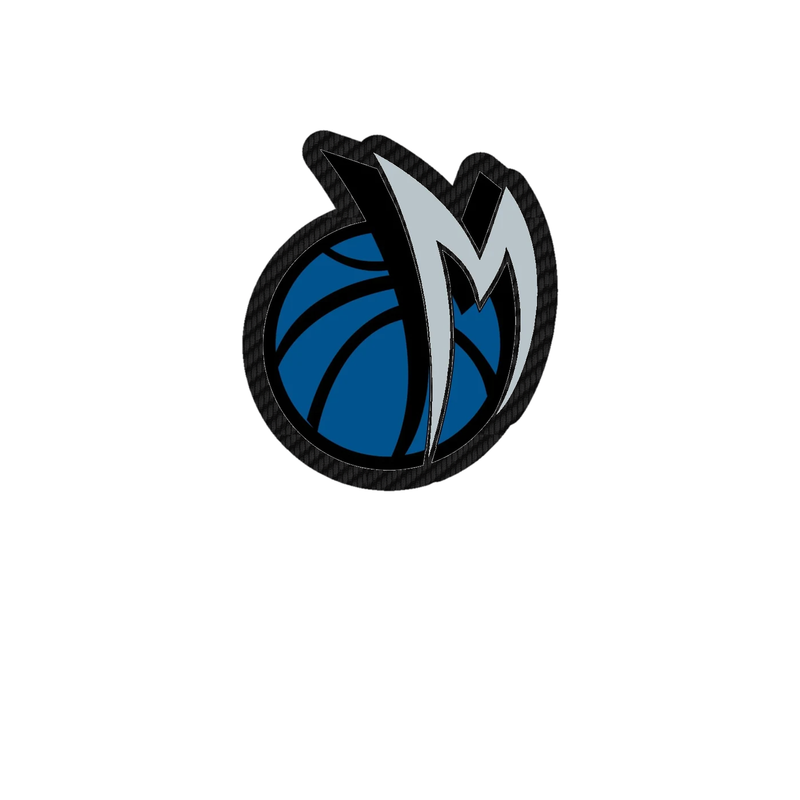 Dallas Mavericks - Image 1 - Carbon Fiber Vinyl Sticker - Custom Size