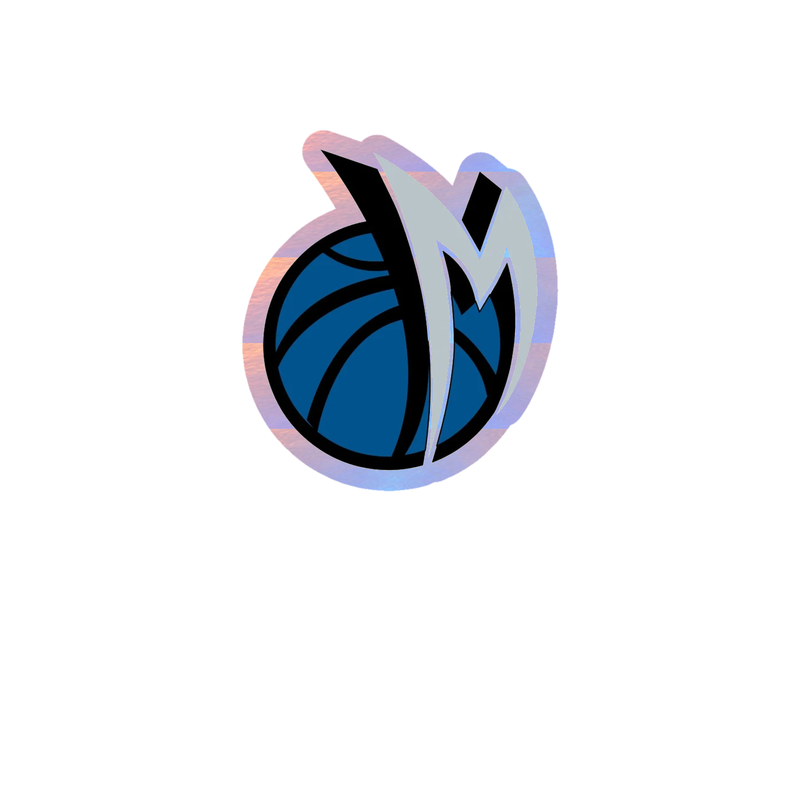 Dallas Mavericks - Image 1 - Holographic Vinyl Sticker - Custom Size