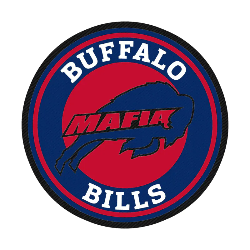 Buffalo Bills - Mafia Carbon Fiber Vinyl Sticker - Custom Size