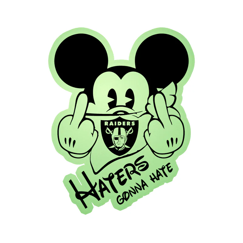 Las Vegas Raiders - Image 13 - Glow in the Dark Vinyl Sticker - Custom Size