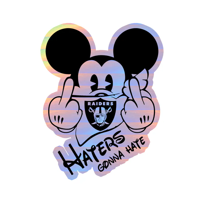 Las Vegas Raiders - Image 13 - Holographic Vinyl Sticker - Custom Size