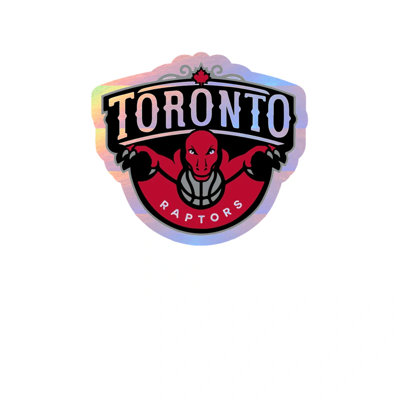 Toronto Raptors - Image 11 - Holographic Vinyl Sticker - Custom Size