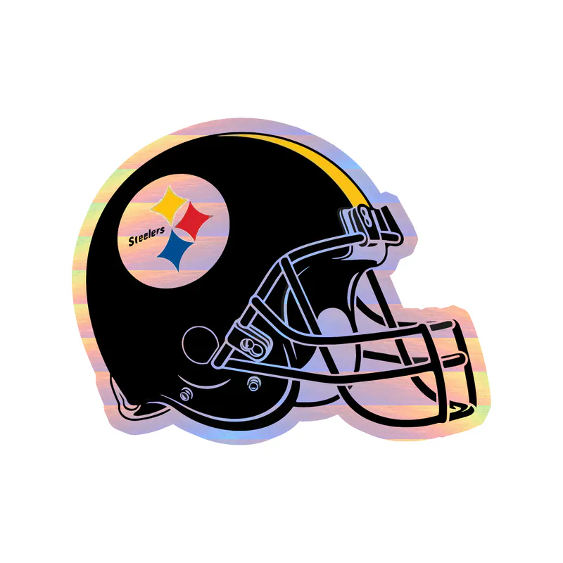 Pittsburgh Steelers - Image 5 - Holographic Vinyl Sticker - Custom Size