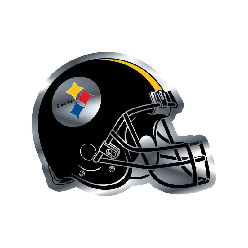 Pittsburgh Steelers - Image 5 - Silver Chrome Vinyl Sticker - Custom Size