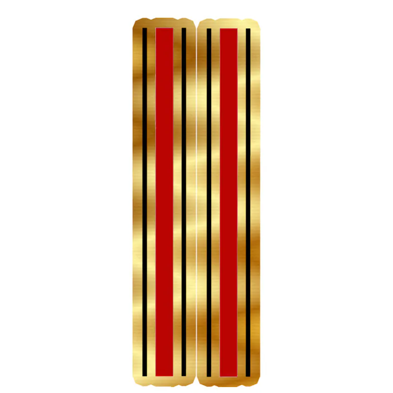 Ohio State Buckeyes - Image 5 - Gold Chrome Vinyl Decal - Custom Size