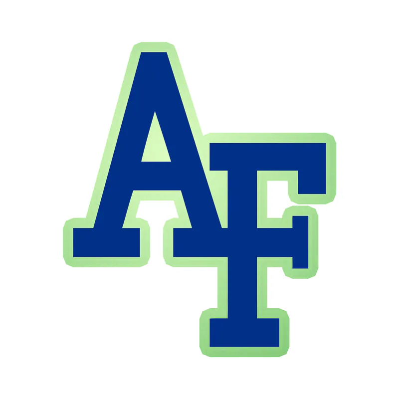 Air Force Falcons Glow in the Dark Vinyl Decal - Custom Size