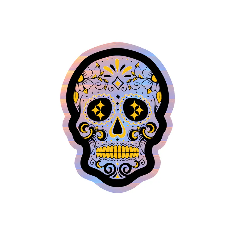 Pittsburgh Steelers - Image 4 - Holographic Vinyl Sticker - Custom Size