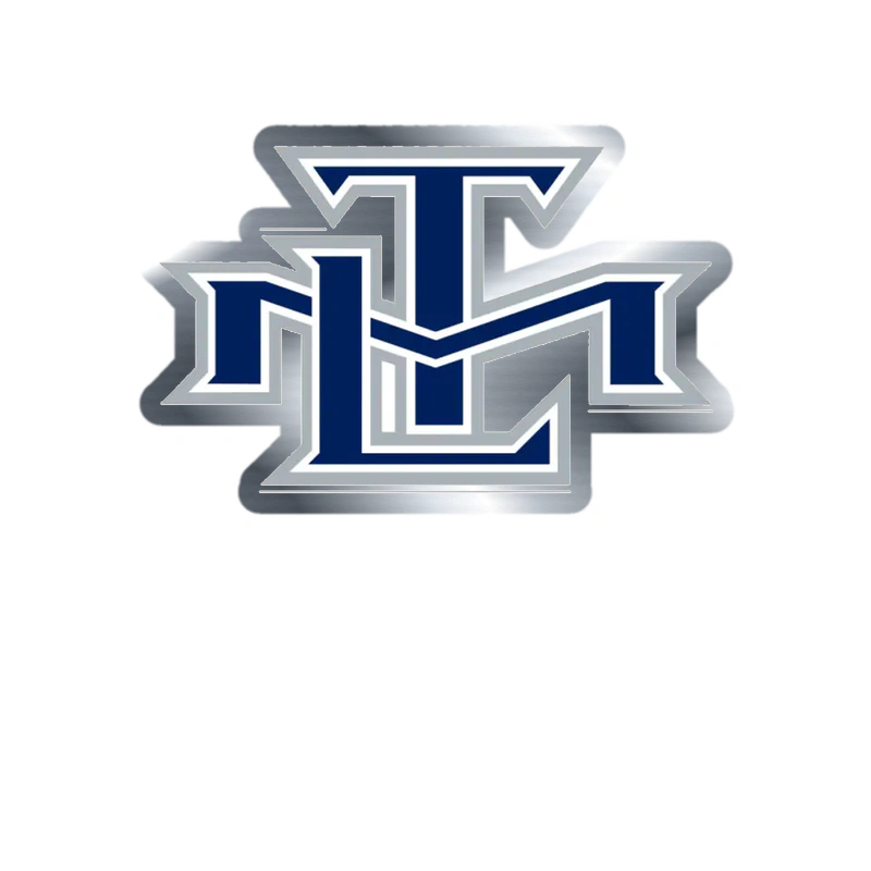 Toronto Maple Leafs - TML - Silver Chrome Vinyl Sticker - Custom Size