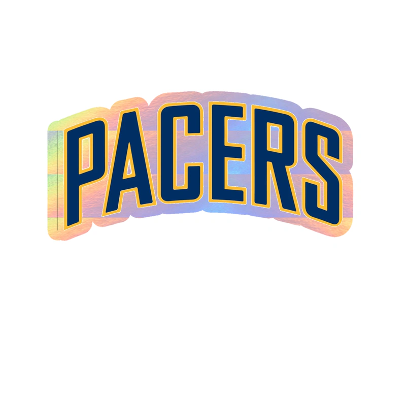 Indiana Pacers - Image 8 - Holographic Vinyl Sticker - Custom Size