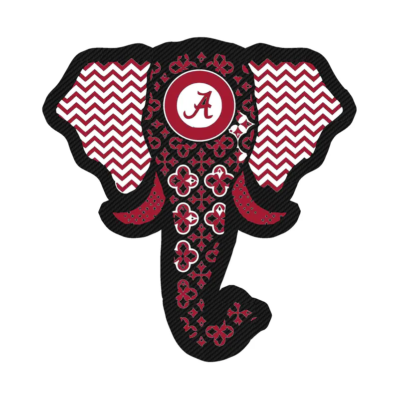 Alabama Crimson Tide - Image 16 - Carbon Fiber Vinyl Decal - Custom Size