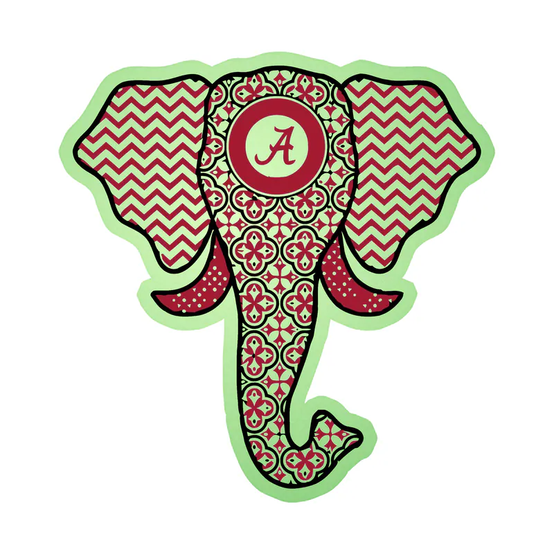 Alabama Crimson Tide - Image 16 - Glow in the Dark Vinyl Decal - Custom Size