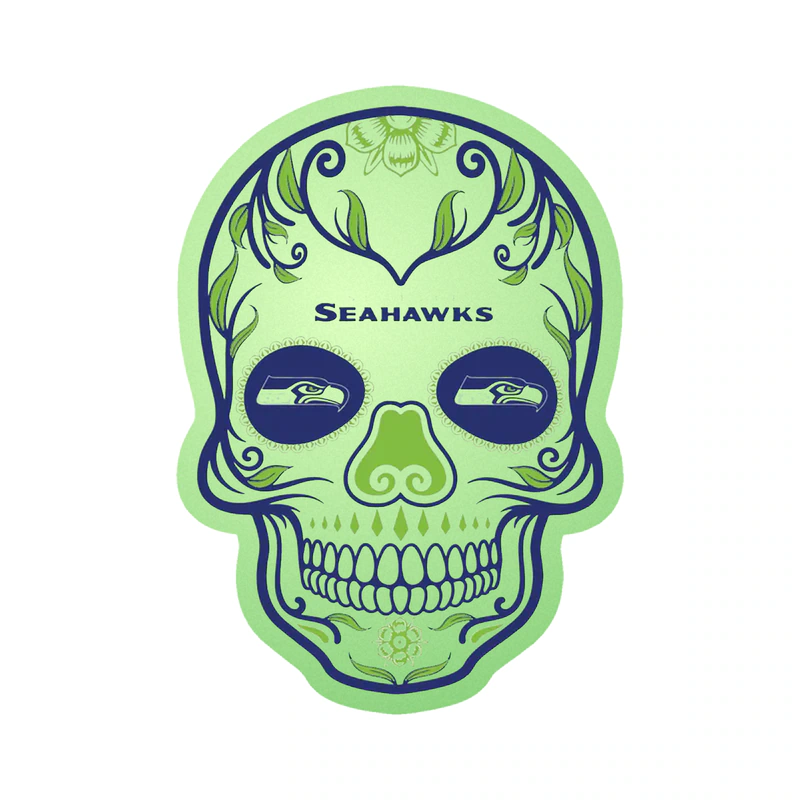 Seattle Seahawks - Image 1 - Glow in the Dark Vinyl Sticker - Custom Size