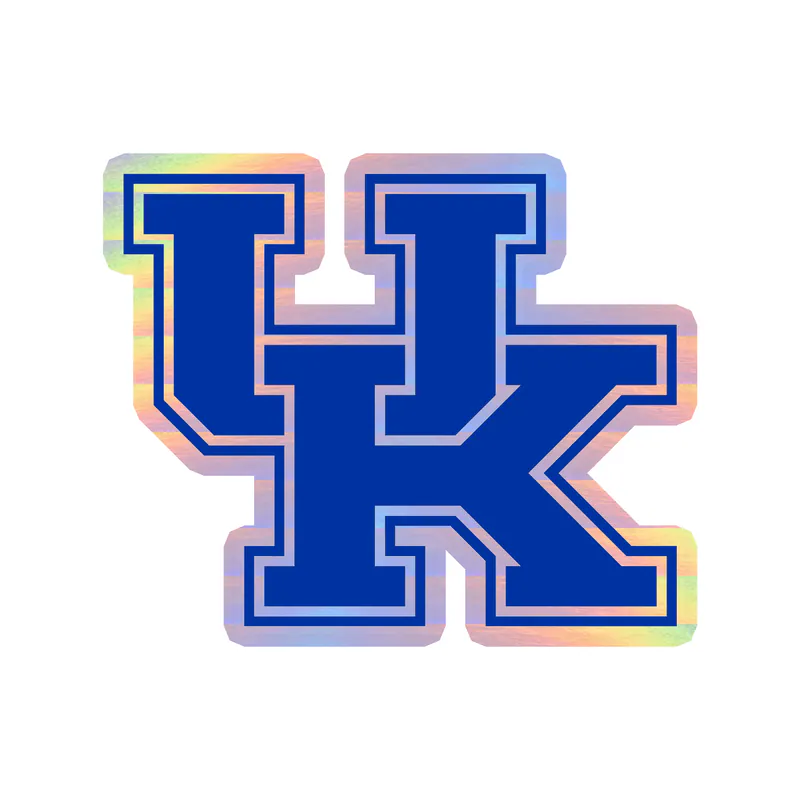 University of Kentucky - Holographic Vinyl Decal - Custom Size