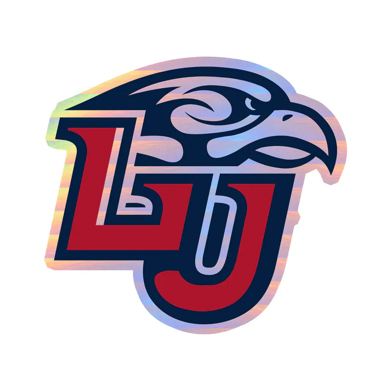 Liberty Flames - LU - Holographic Vinyl Decal - Custom Size