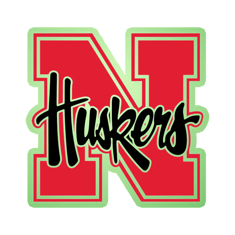 Nebraska Cornhuskers - Image 4 - Glow in the Dark Vinyl Decal - Custom Size