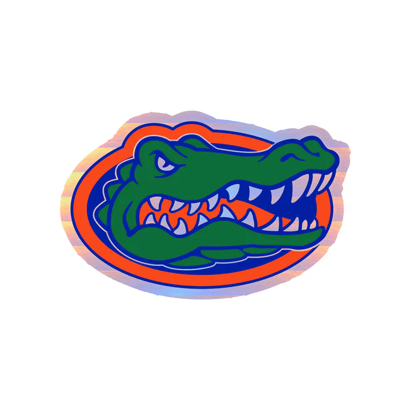 Florida Gators - Image 10 - Holographic Vinyl Decal - Custom Size