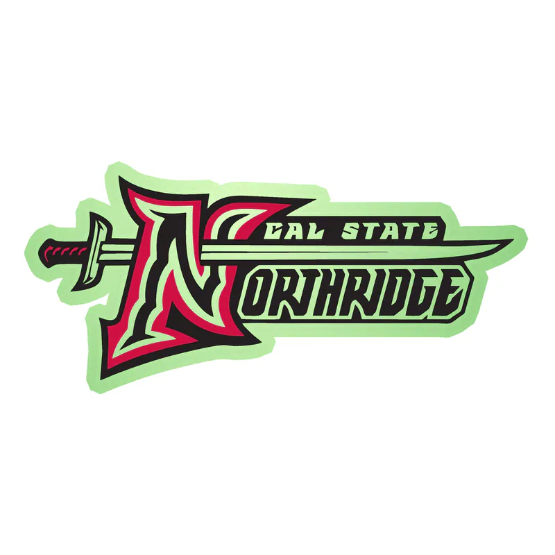 Cal State Northridge Matadors - Image 2 - Glow in the Dark Vinyl Decal - Custom Size