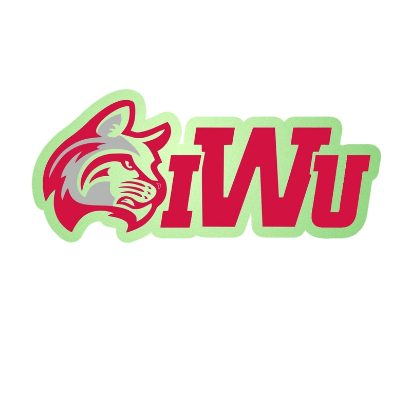 Indiana Wesleyan - Image 1 - Glow in the Dark Vinyl Decal - Custom Size