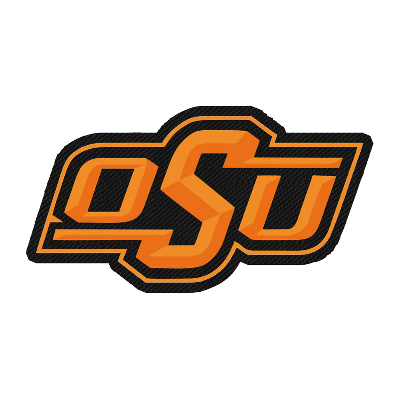 Oklahoma State University Cowboys - Image 2 - Carbon Fiber Vinyl Decal - Custom Size
