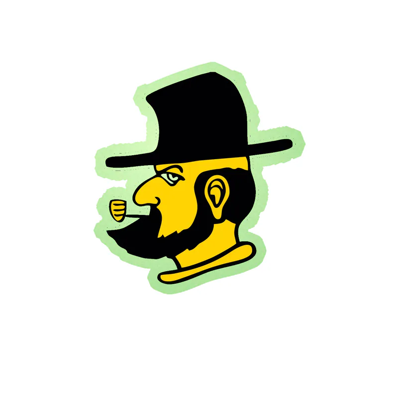 Appalachian State Mountaineers Glow in the Dark Vinyl Decal- Custom Size