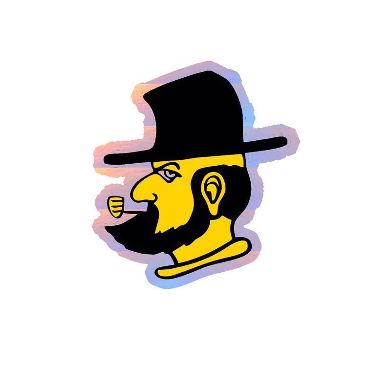 Appalachian State Mountaineers Holographic Vinyl Decal- Custom Size