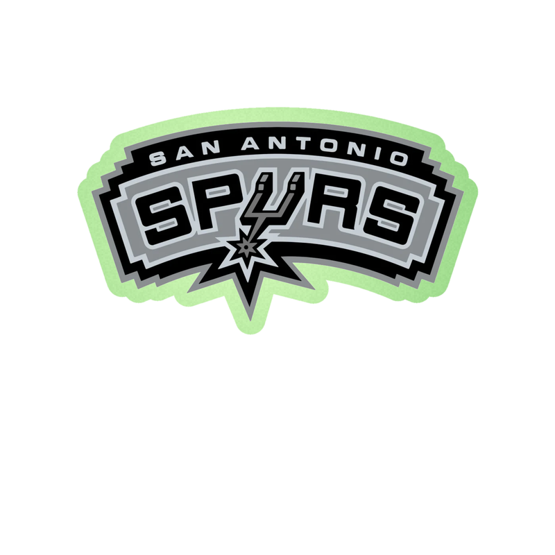 San Antonio Spurs - Image 12 - Glow in the Dark Vinyl Sticker - Custom Size