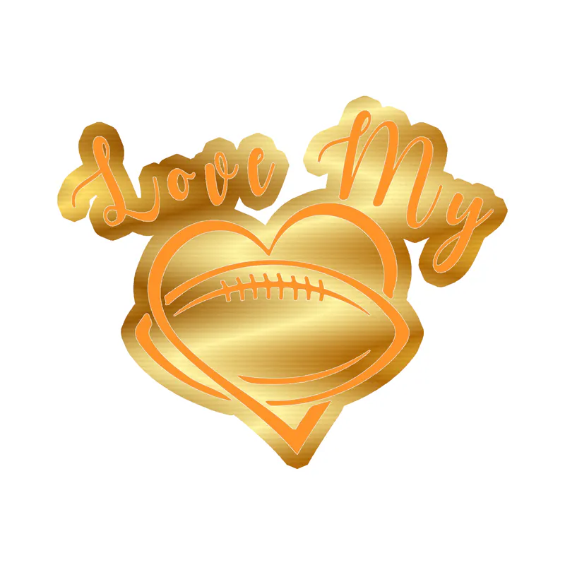 Tennessee Volunteers - Image 4 - Gold Chrome Vinyl Decal - Custom Size