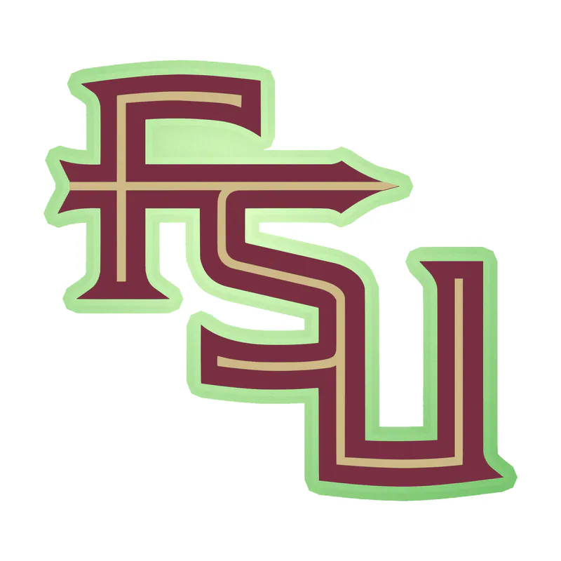Florida State Seminoles - Image 4 - Glow in the Dark Vinyl Decal - Custom Size
