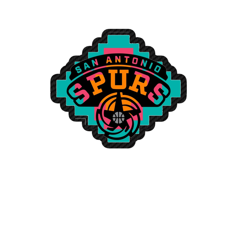 San Antonio Spurs - Image 3 - Carbon Fiber Vinyl Sticker - Custom Size