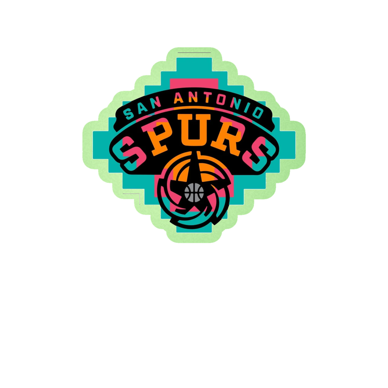 San Antonio Spurs - Image 3 - Glow in the Dark Vinyl Sticker - Custom Size