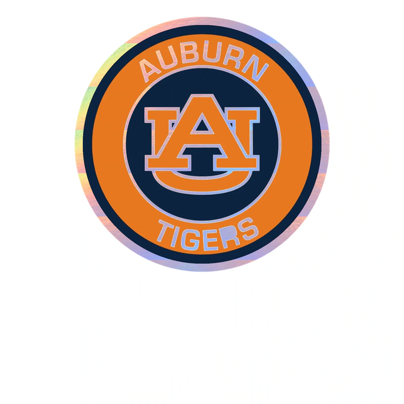Auburn Tigers - Image 6 - Holographic Vinyl Decal - Custom Size