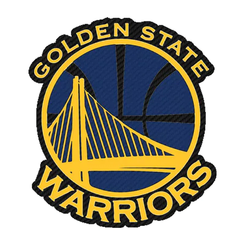 Golden State Warriors - Image 7 - Carbon Fiber Vinyl Sticker - Custom Size