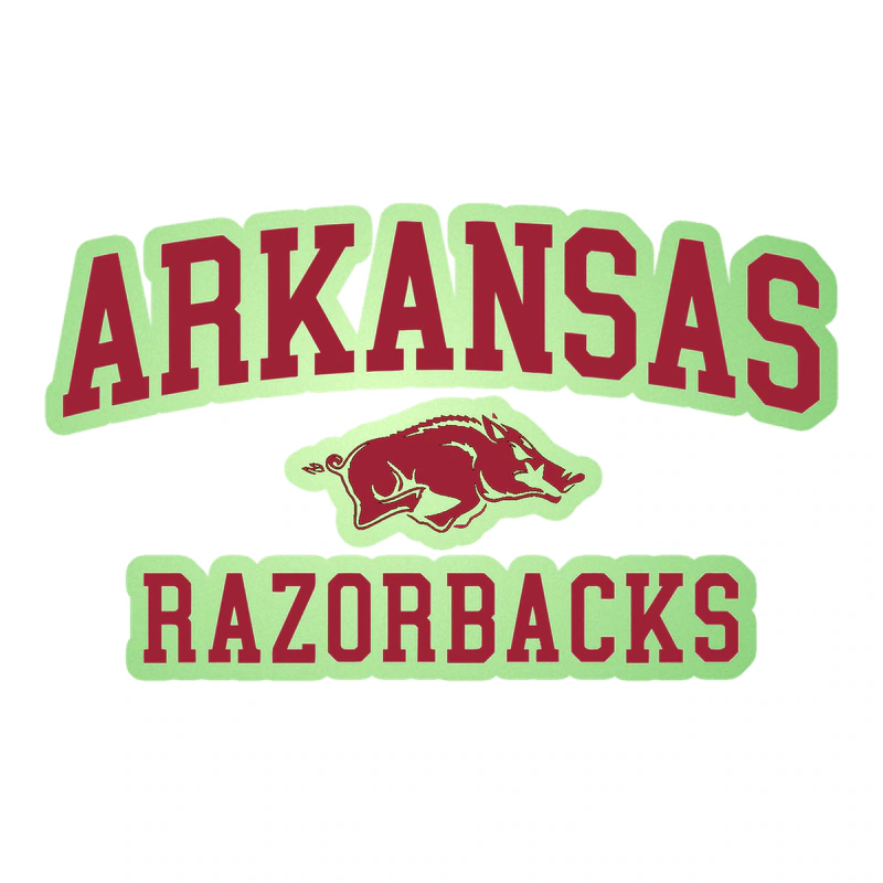 Arkansas Razorbacks - Image 6 - Glow in the Dark Vinyl Decal - Custom Size