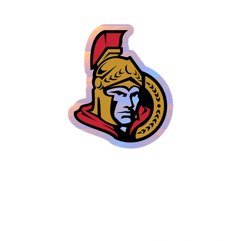 Ottawa Senators - Guy - Holographic Vinyl Sticker - Custom Size