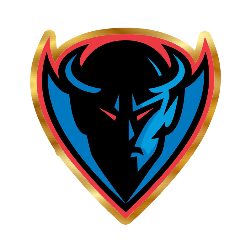 DePaul Blue Demons - Image 2 - Gold Chrome Vinyl Decal - Custom Size