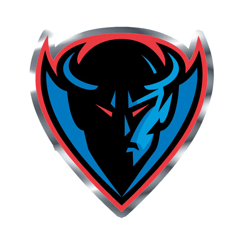 DePaul Blue Demons - Image 2 - Silver Chrome Vinyl Decal - Custom Size